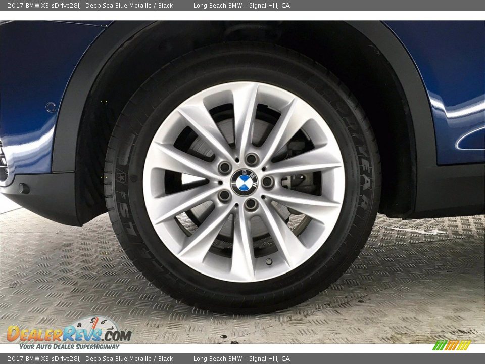 2017 BMW X3 sDrive28i Deep Sea Blue Metallic / Black Photo #8