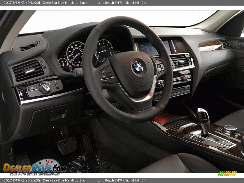 2017 BMW X3 sDrive28i Deep Sea Blue Metallic / Black Photo #21