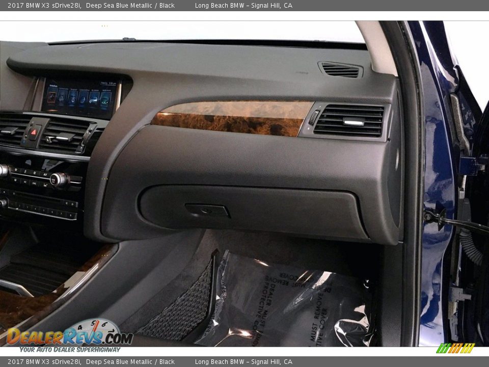 2017 BMW X3 sDrive28i Deep Sea Blue Metallic / Black Photo #22