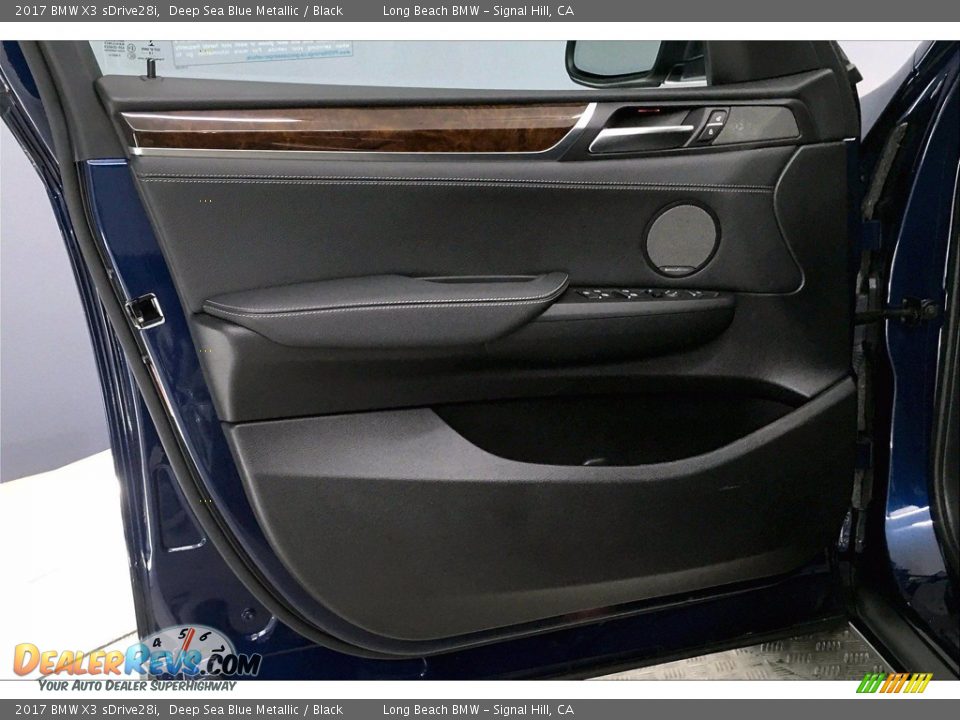 2017 BMW X3 sDrive28i Deep Sea Blue Metallic / Black Photo #23