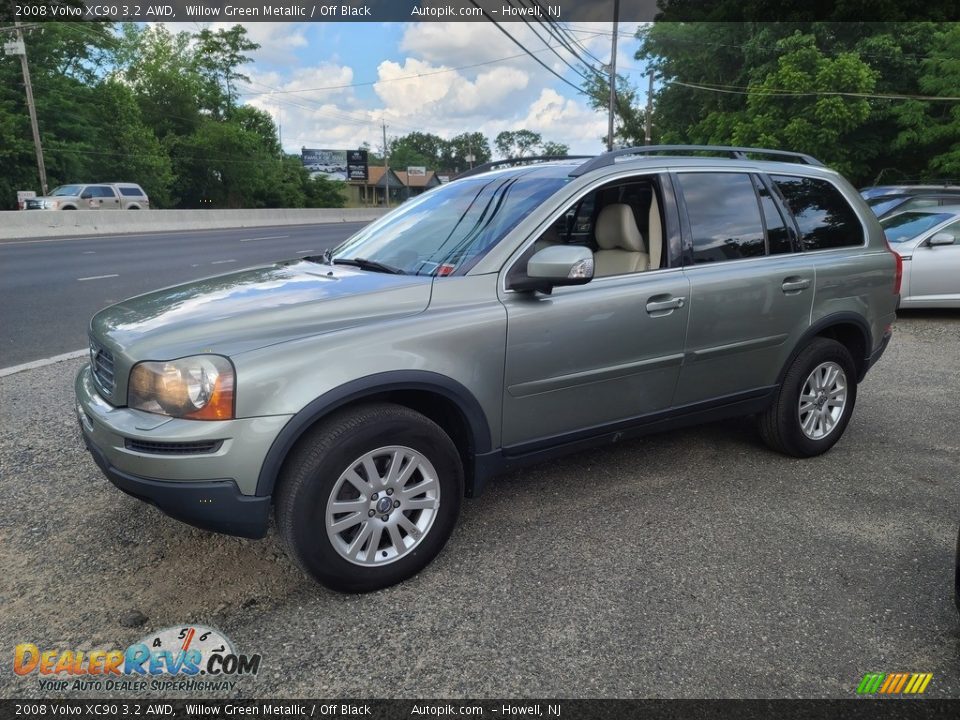 2008 Volvo XC90 3.2 AWD Willow Green Metallic / Off Black Photo #6