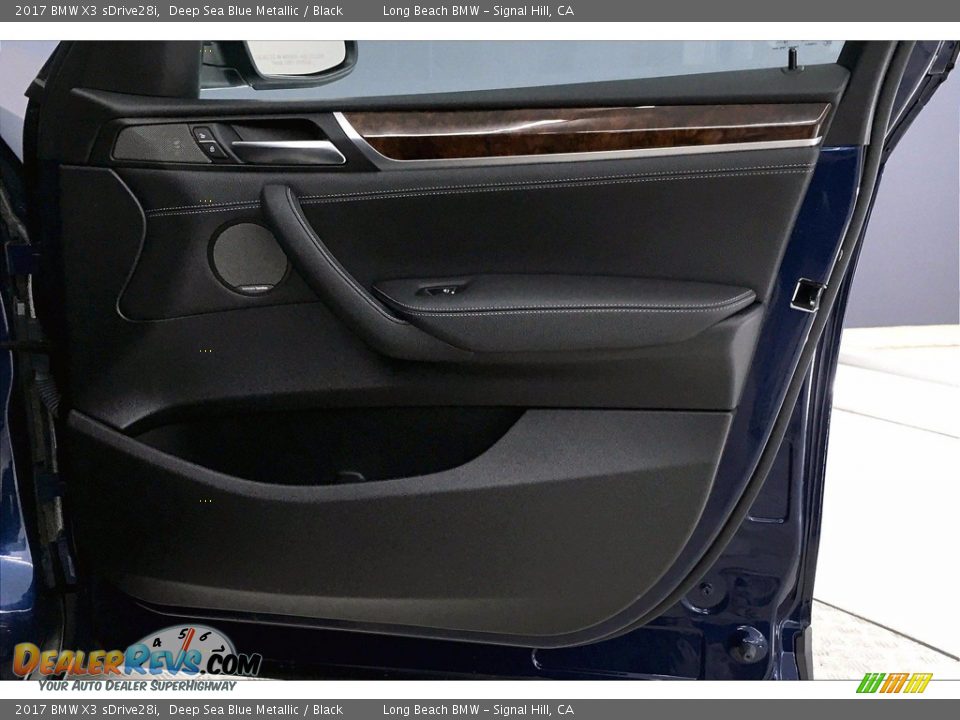 2017 BMW X3 sDrive28i Deep Sea Blue Metallic / Black Photo #24