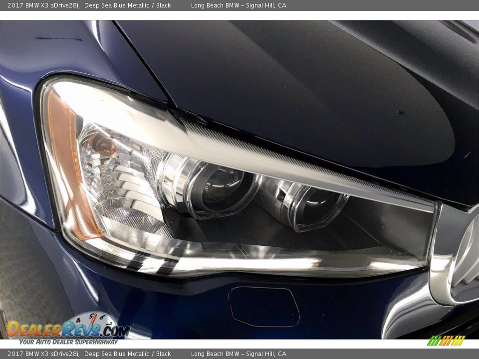 2017 BMW X3 sDrive28i Deep Sea Blue Metallic / Black Photo #26