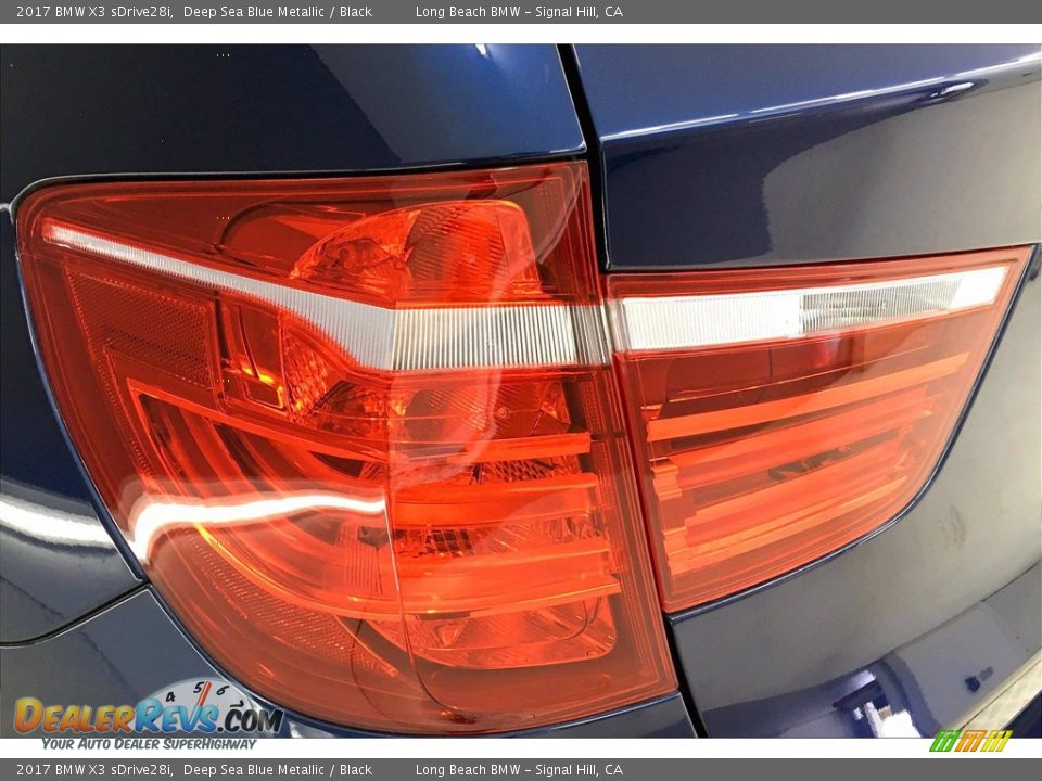2017 BMW X3 sDrive28i Deep Sea Blue Metallic / Black Photo #27