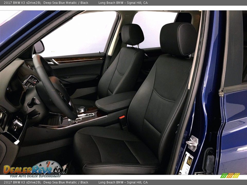 2017 BMW X3 sDrive28i Deep Sea Blue Metallic / Black Photo #28