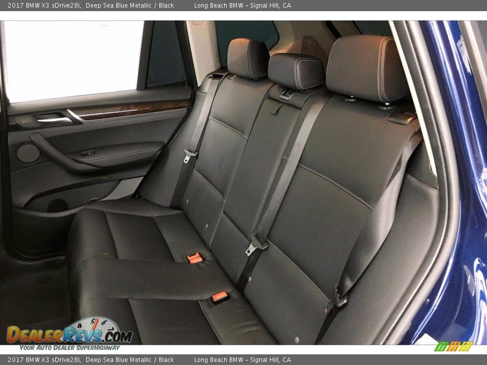 2017 BMW X3 sDrive28i Deep Sea Blue Metallic / Black Photo #30