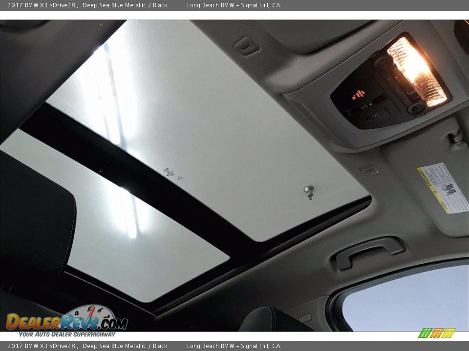 2017 BMW X3 sDrive28i Deep Sea Blue Metallic / Black Photo #31