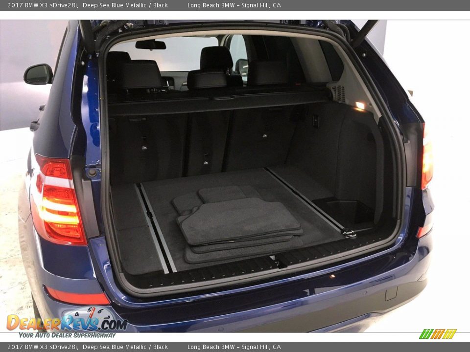 2017 BMW X3 sDrive28i Deep Sea Blue Metallic / Black Photo #32