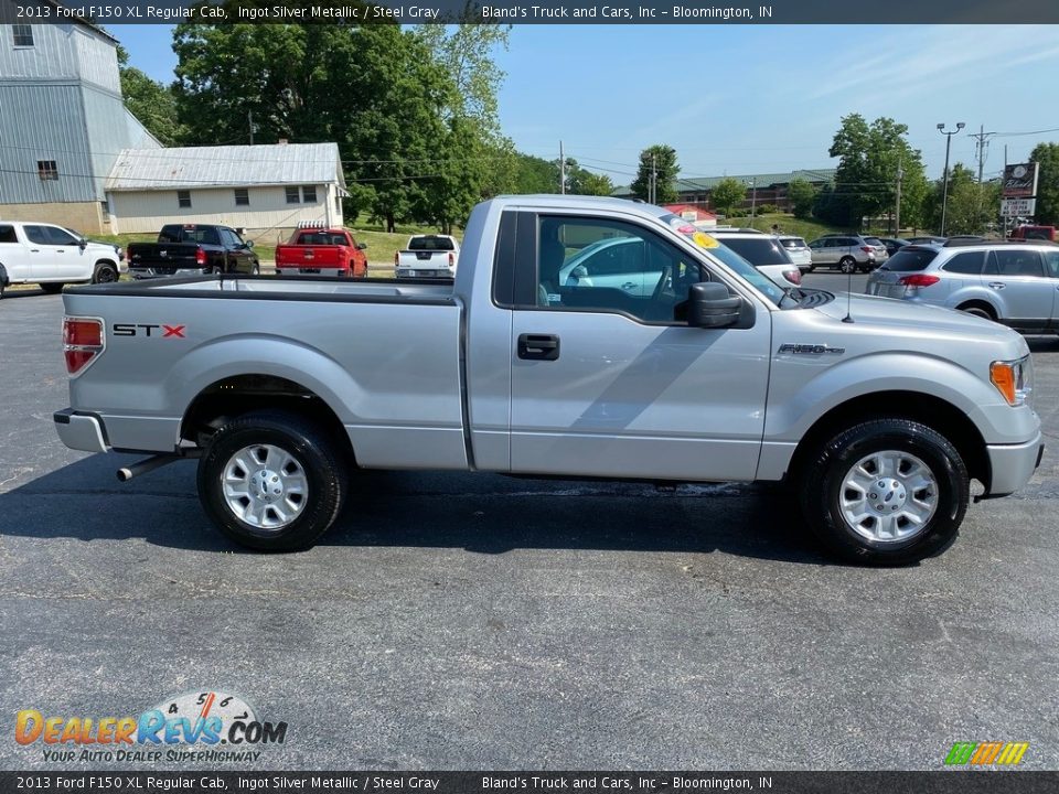 2013 Ford F150 XL Regular Cab Ingot Silver Metallic / Steel Gray Photo #5