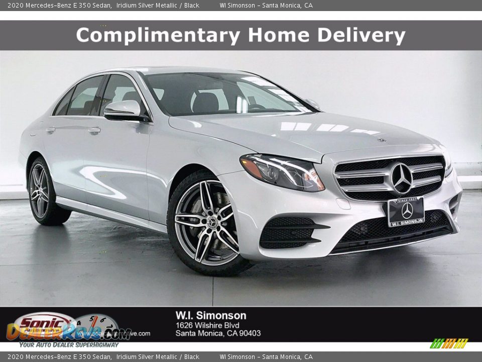 2020 Mercedes-Benz E 350 Sedan Iridium Silver Metallic / Black Photo #1