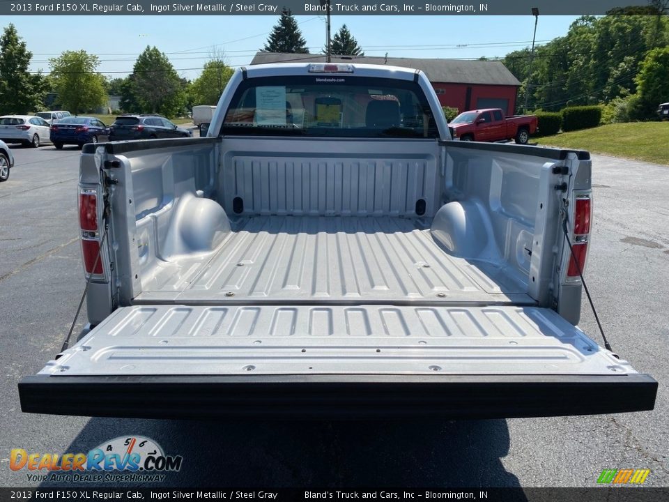 2013 Ford F150 XL Regular Cab Ingot Silver Metallic / Steel Gray Photo #9