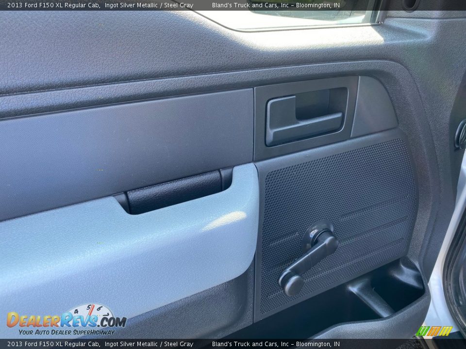 2013 Ford F150 XL Regular Cab Ingot Silver Metallic / Steel Gray Photo #11