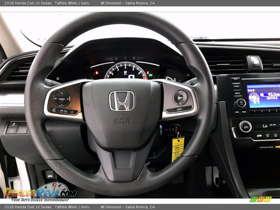2018 Honda Civic LX Sedan Steering Wheel Photo #4