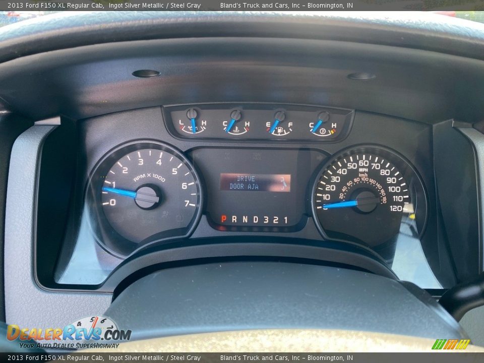 2013 Ford F150 XL Regular Cab Ingot Silver Metallic / Steel Gray Photo #14