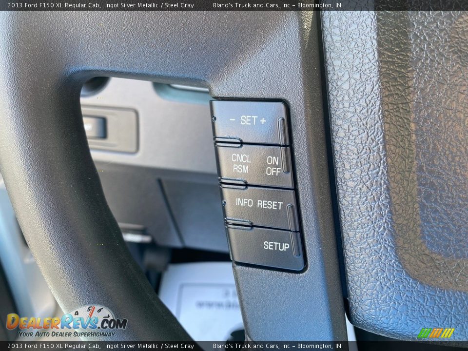 2013 Ford F150 XL Regular Cab Ingot Silver Metallic / Steel Gray Photo #15