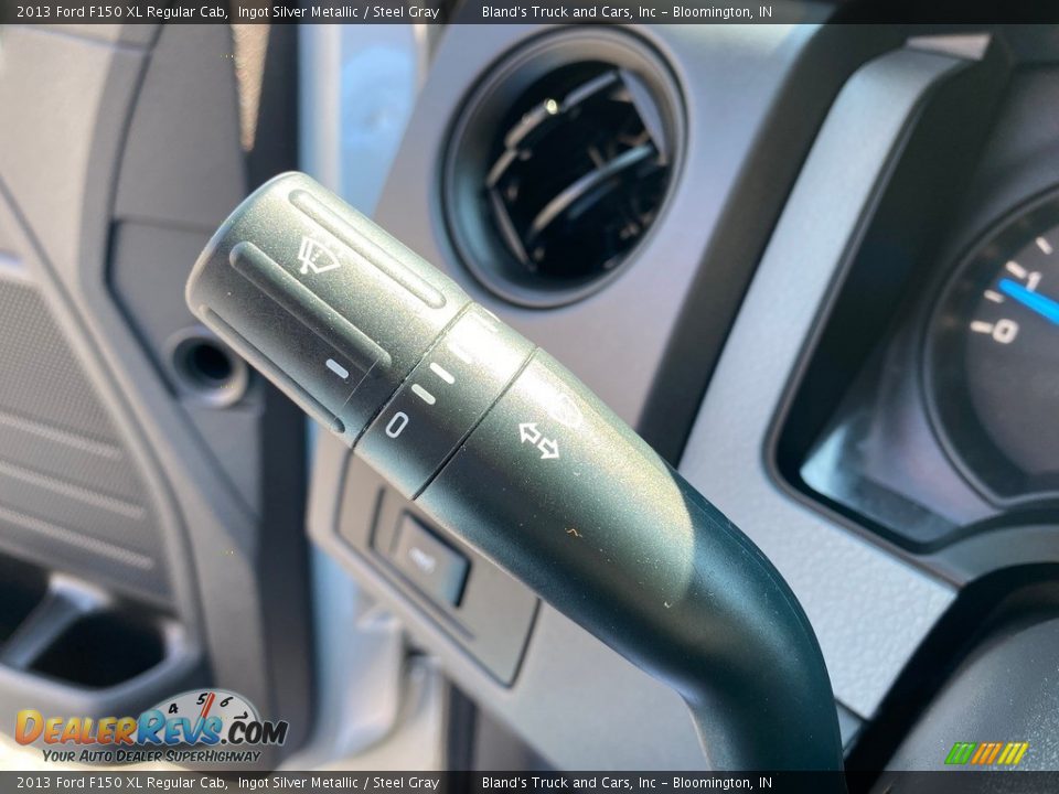 2013 Ford F150 XL Regular Cab Ingot Silver Metallic / Steel Gray Photo #16