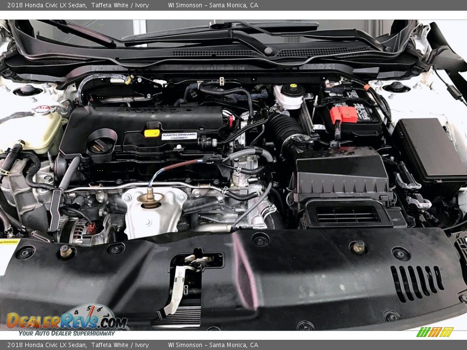2018 Honda Civic LX Sedan 2.0 Liter DOHC 16-Valve i-VTEC 4 Cylinder Engine Photo #9