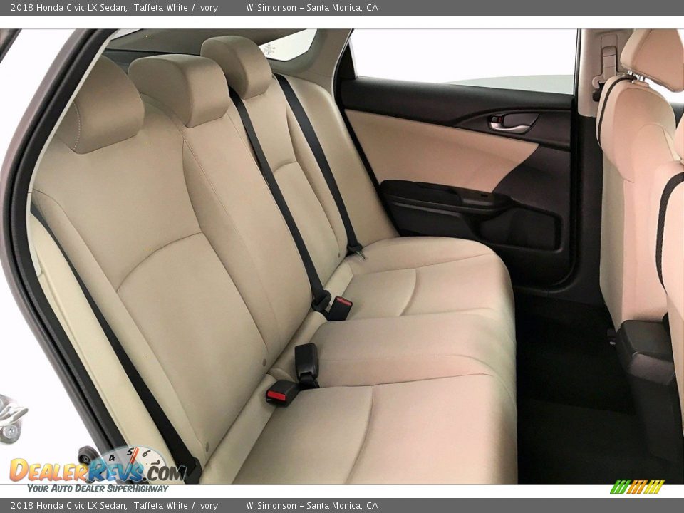 Rear Seat of 2018 Honda Civic LX Sedan Photo #13