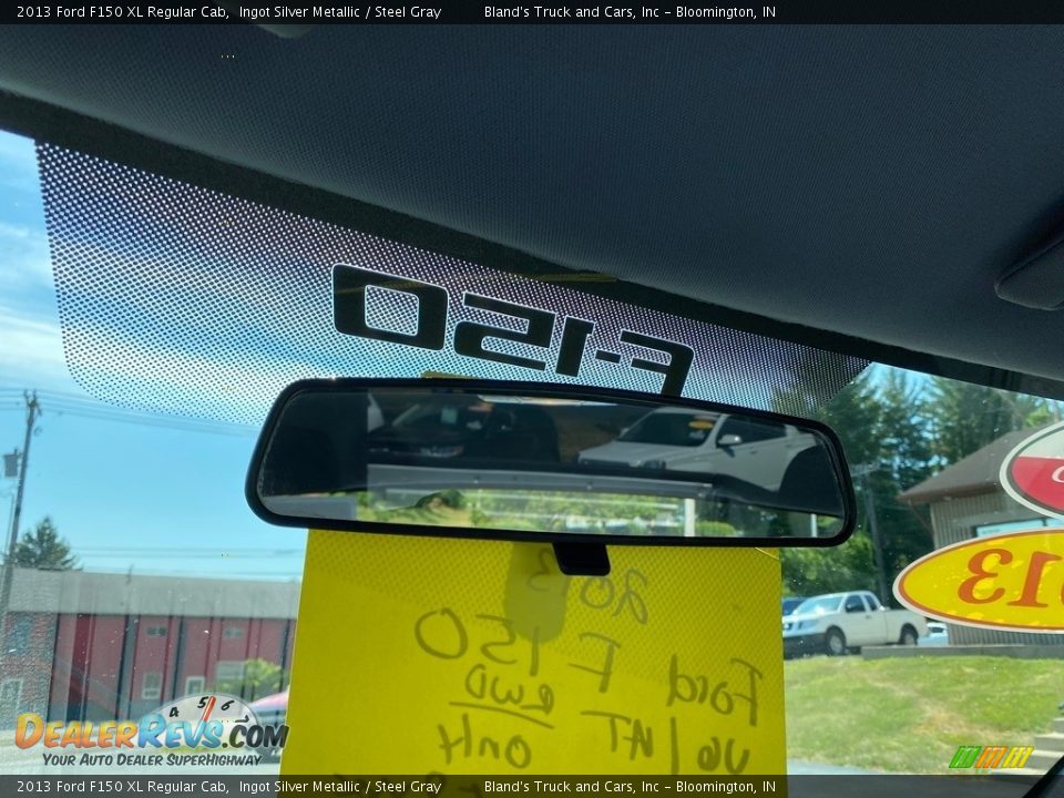 2013 Ford F150 XL Regular Cab Ingot Silver Metallic / Steel Gray Photo #23