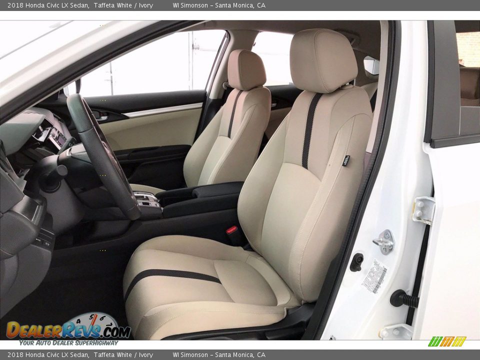 Front Seat of 2018 Honda Civic LX Sedan Photo #14