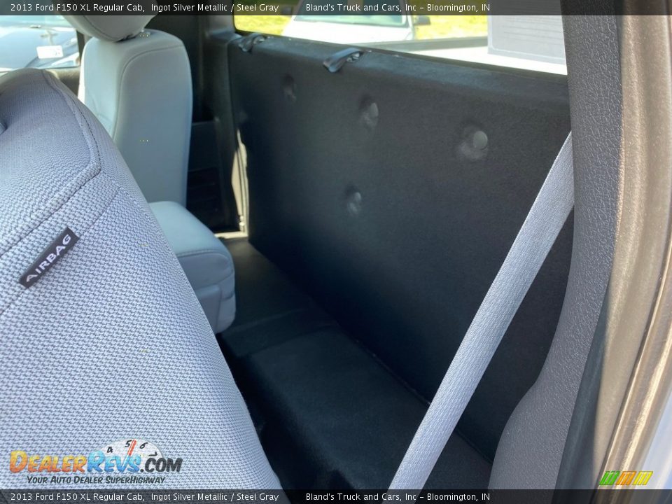 2013 Ford F150 XL Regular Cab Ingot Silver Metallic / Steel Gray Photo #24