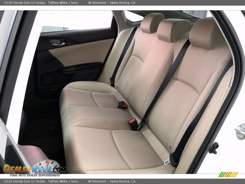 Rear Seat of 2018 Honda Civic LX Sedan Photo #15