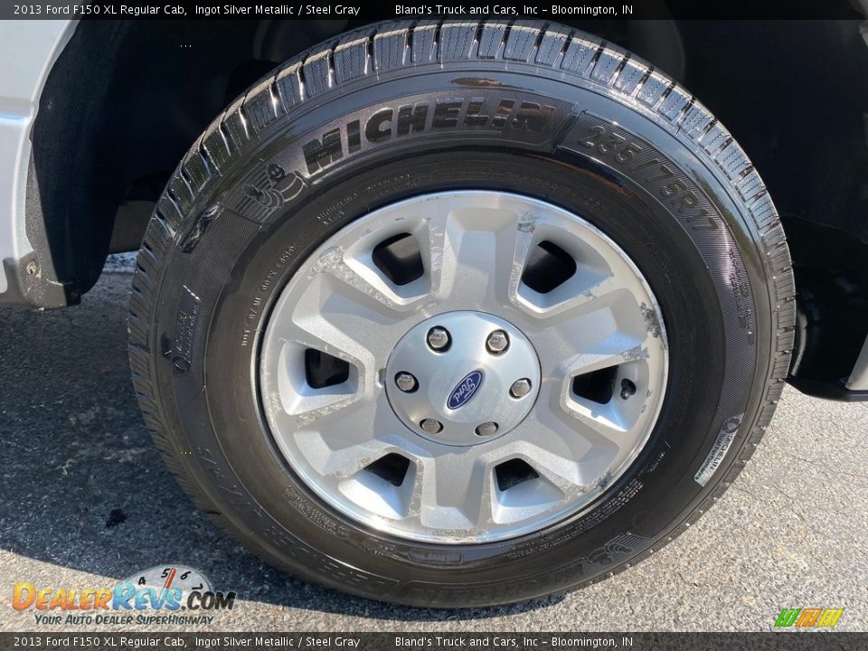 2013 Ford F150 XL Regular Cab Ingot Silver Metallic / Steel Gray Photo #26