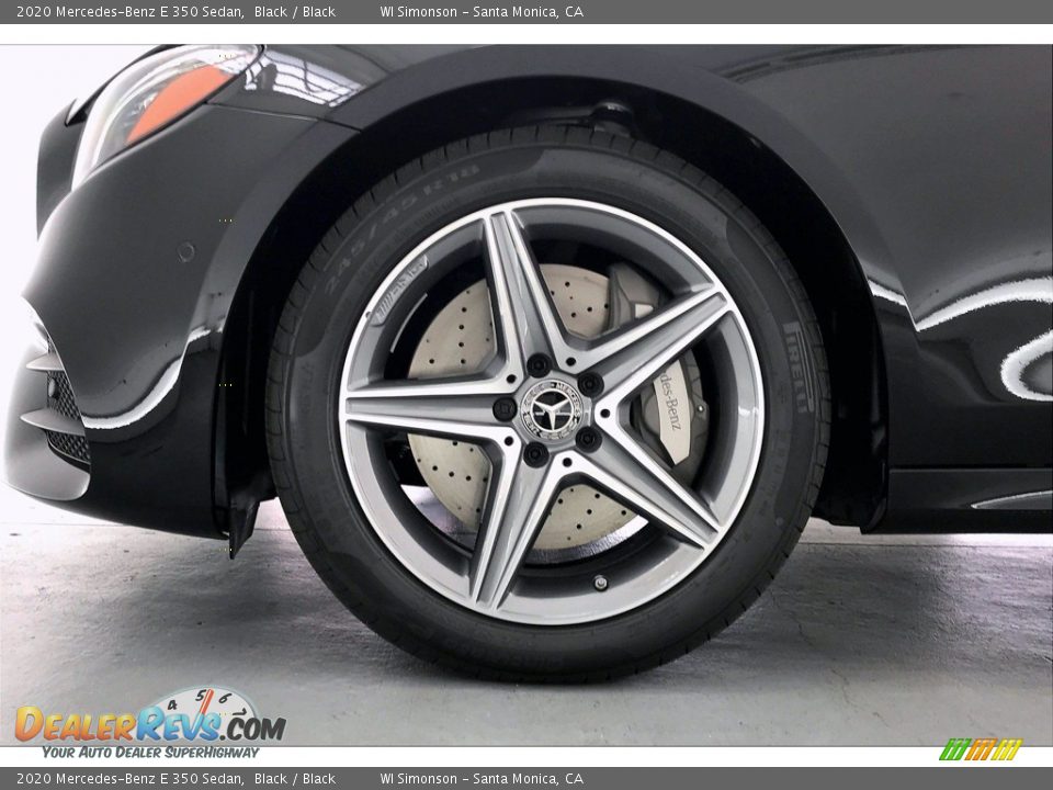 2020 Mercedes-Benz E 350 Sedan Black / Black Photo #9