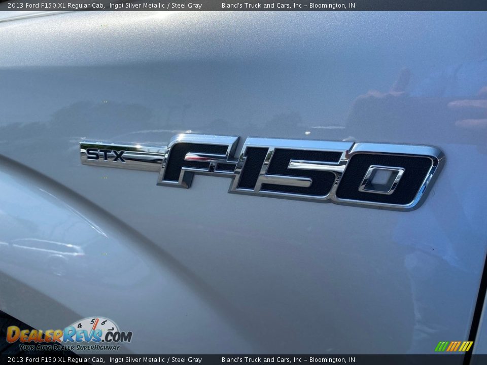 2013 Ford F150 XL Regular Cab Ingot Silver Metallic / Steel Gray Photo #30