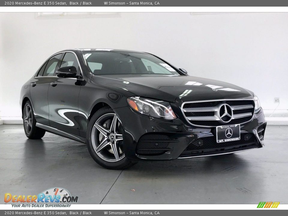 2020 Mercedes-Benz E 350 Sedan Black / Black Photo #12