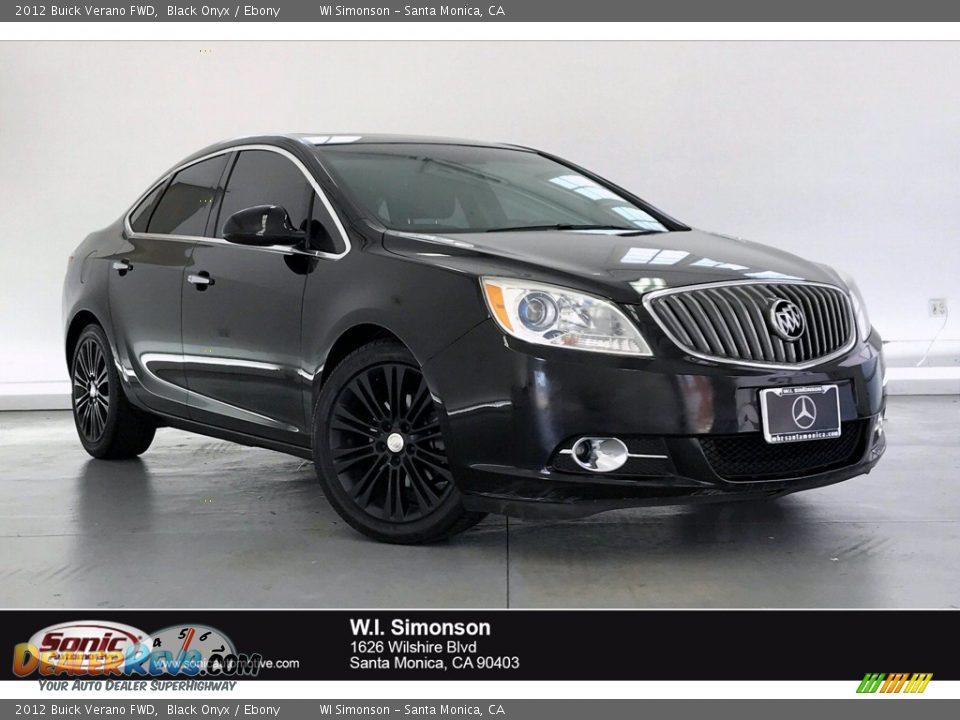 2012 Buick Verano FWD Black Onyx / Ebony Photo #1