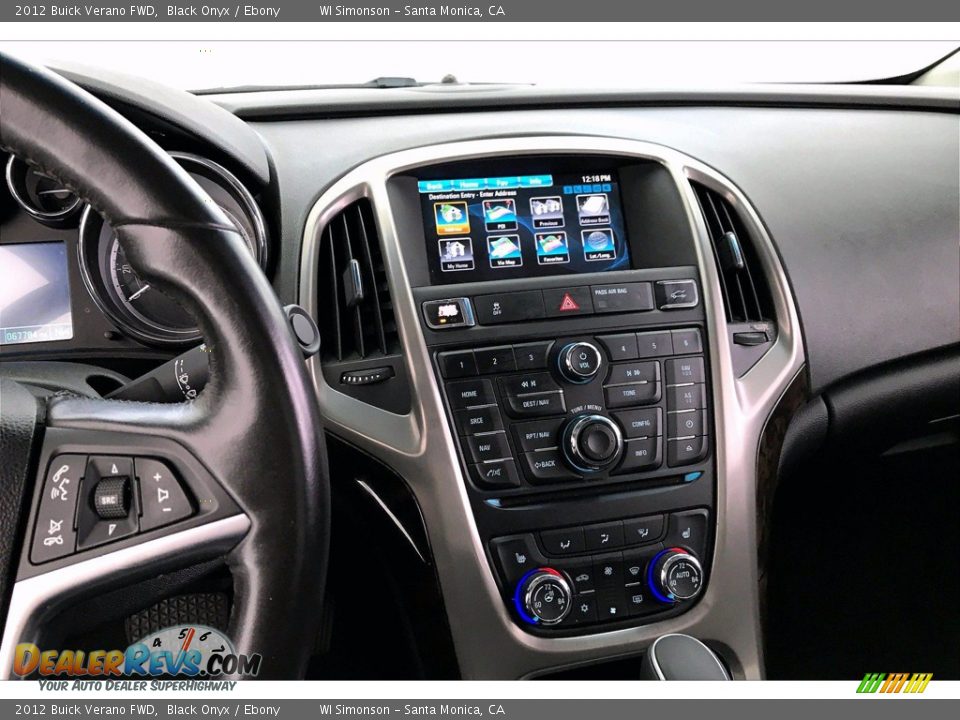 2012 Buick Verano FWD Black Onyx / Ebony Photo #5