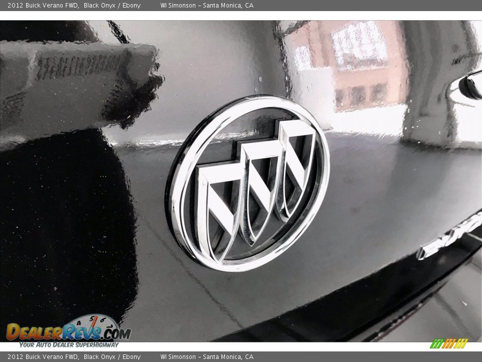 2012 Buick Verano FWD Black Onyx / Ebony Photo #7