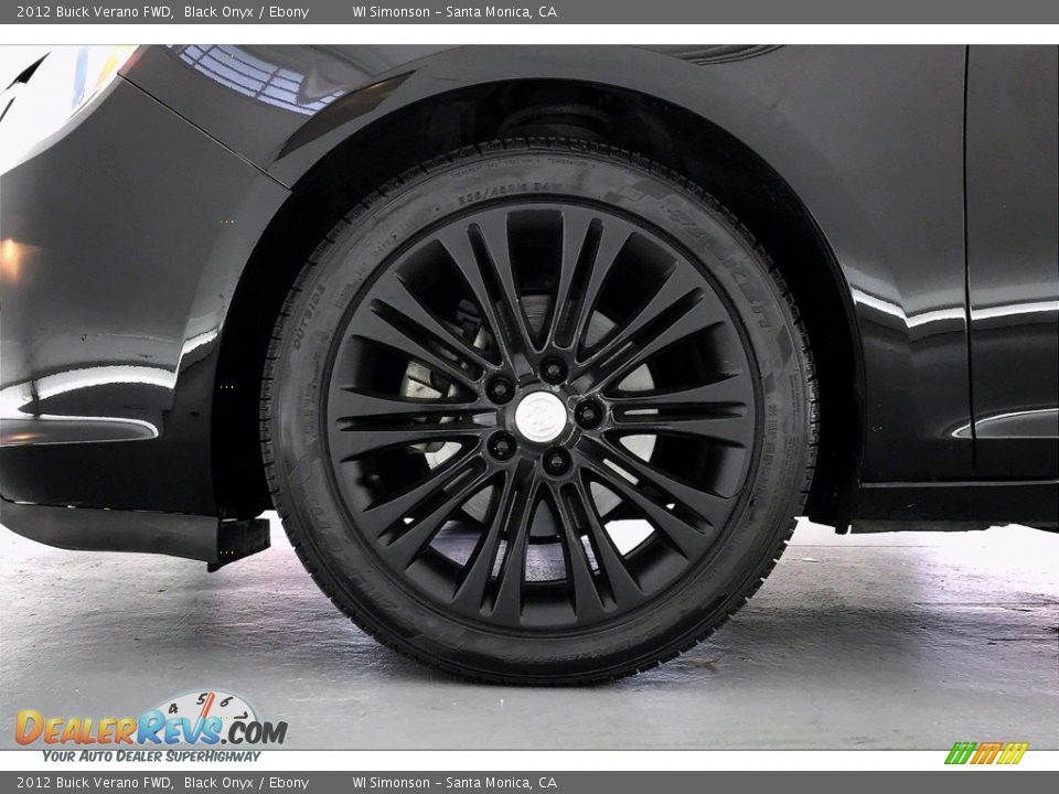 2012 Buick Verano FWD Black Onyx / Ebony Photo #8