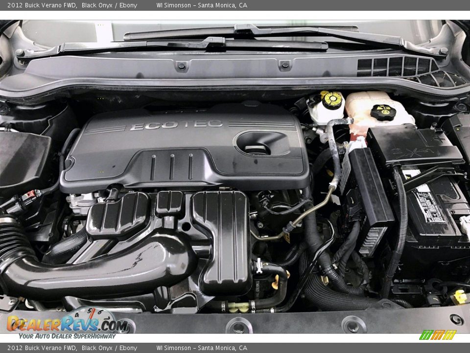 2012 Buick Verano FWD Black Onyx / Ebony Photo #9