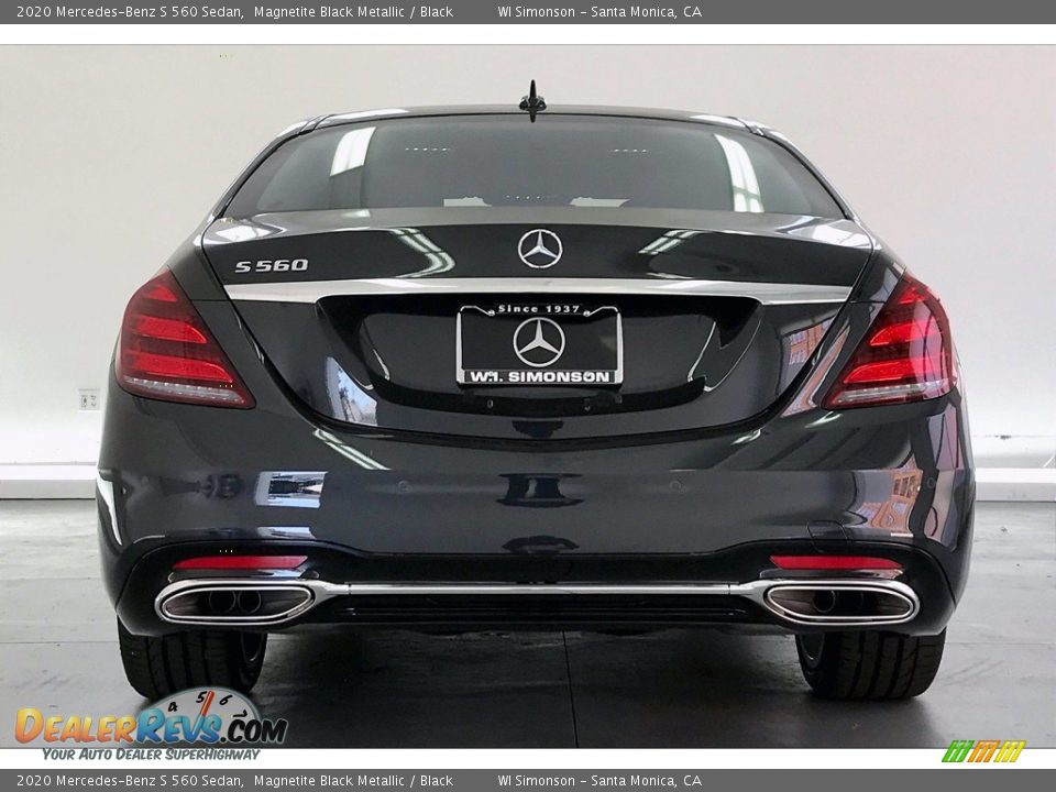 2020 Mercedes-Benz S 560 Sedan Magnetite Black Metallic / Black Photo #3