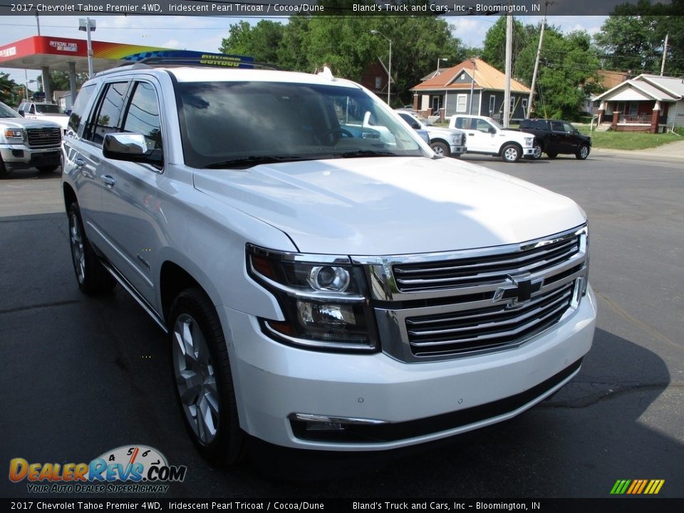 2017 Chevrolet Tahoe Premier 4WD Iridescent Pearl Tricoat / Cocoa/Dune Photo #5