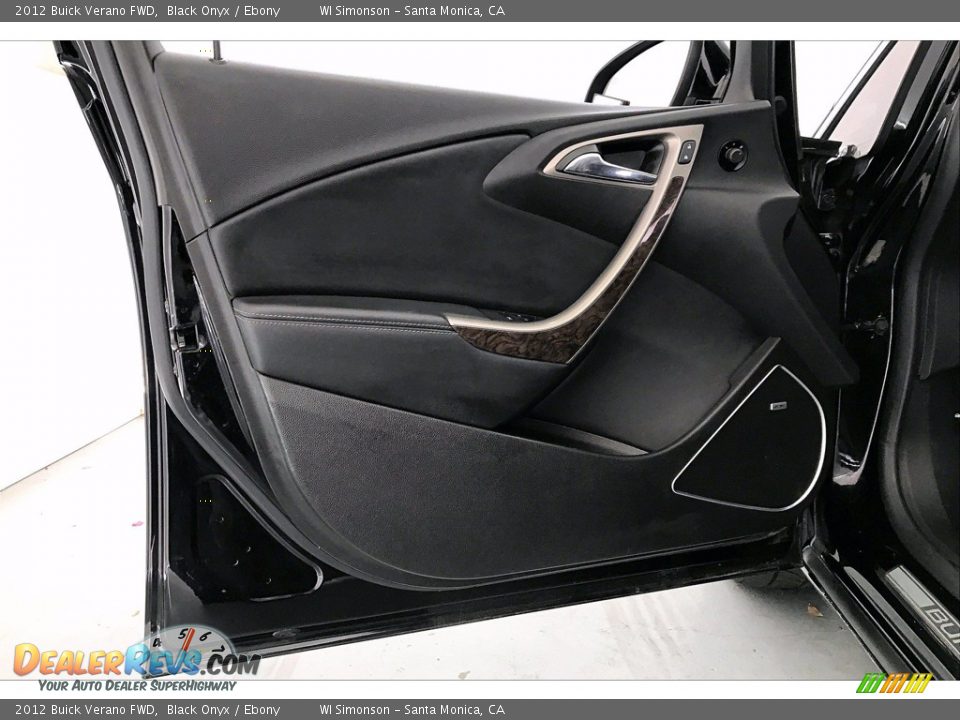 2012 Buick Verano FWD Black Onyx / Ebony Photo #25