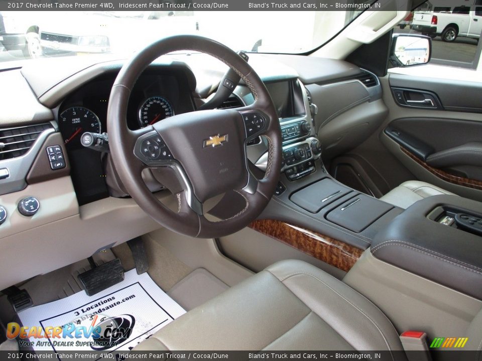 2017 Chevrolet Tahoe Premier 4WD Iridescent Pearl Tricoat / Cocoa/Dune Photo #6