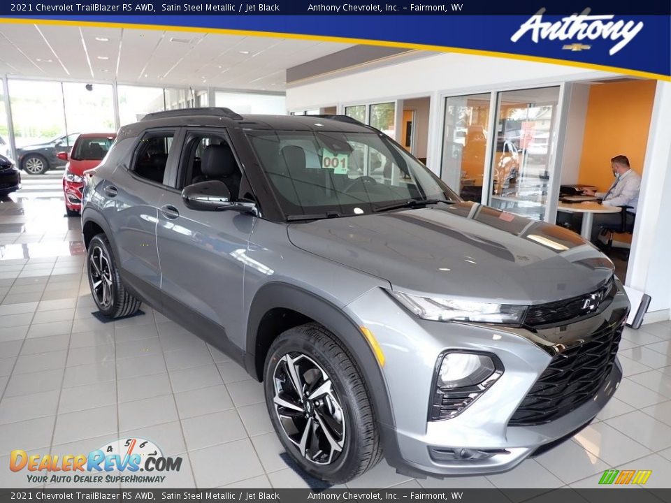 2021 Chevrolet TrailBlazer RS AWD Satin Steel Metallic / Jet Black Photo #1