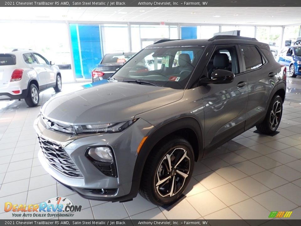 2021 Chevrolet TrailBlazer RS AWD Satin Steel Metallic / Jet Black Photo #2