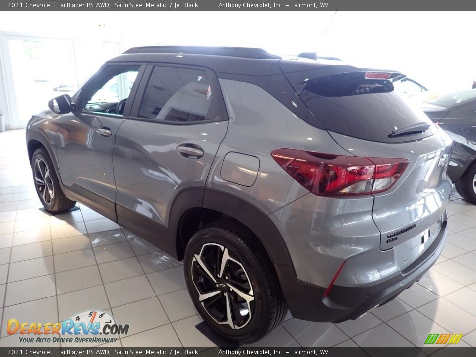 2021 Chevrolet TrailBlazer RS AWD Satin Steel Metallic / Jet Black Photo #3