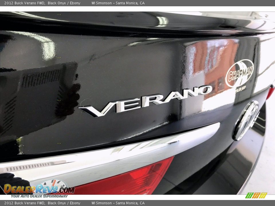 2012 Buick Verano FWD Black Onyx / Ebony Photo #27