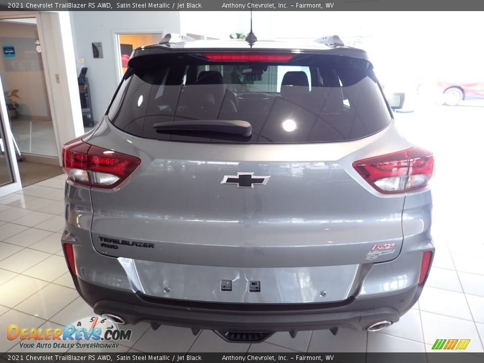 2021 Chevrolet TrailBlazer RS AWD Satin Steel Metallic / Jet Black Photo #4