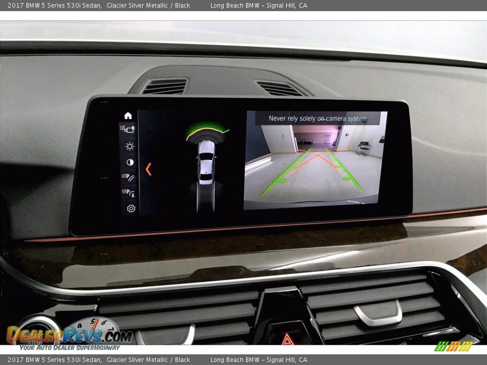 2017 BMW 5 Series 530i Sedan Glacier Silver Metallic / Black Photo #17