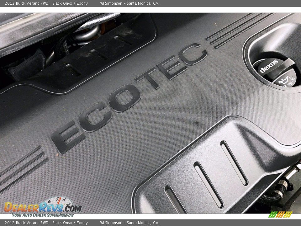 2012 Buick Verano FWD Black Onyx / Ebony Photo #31