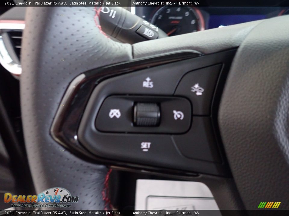 2021 Chevrolet TrailBlazer RS AWD Satin Steel Metallic / Jet Black Photo #16