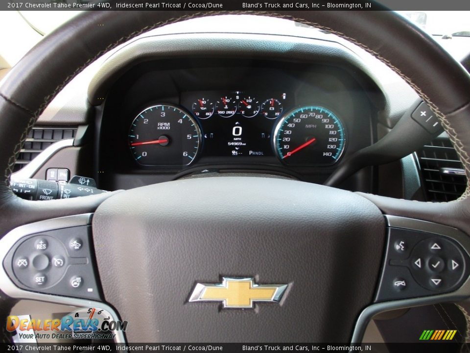 2017 Chevrolet Tahoe Premier 4WD Iridescent Pearl Tricoat / Cocoa/Dune Photo #25