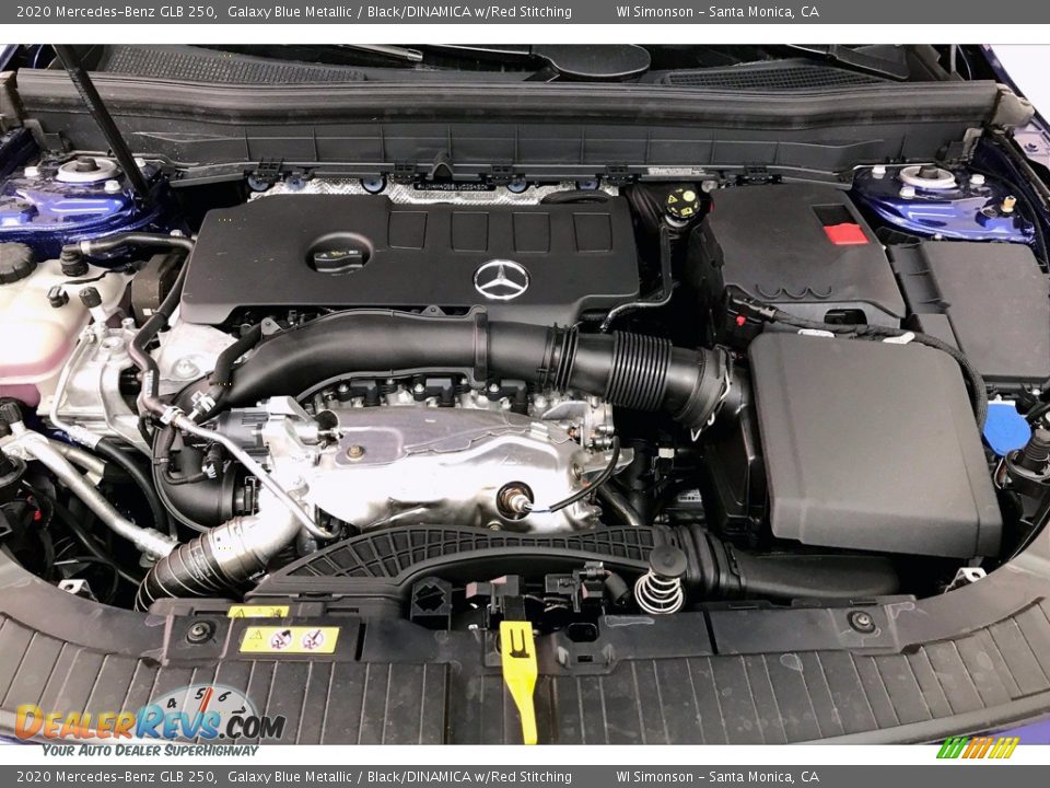 2020 Mercedes-Benz GLB 250 Galaxy Blue Metallic / Black/DINAMICA w/Red Stitching Photo #8