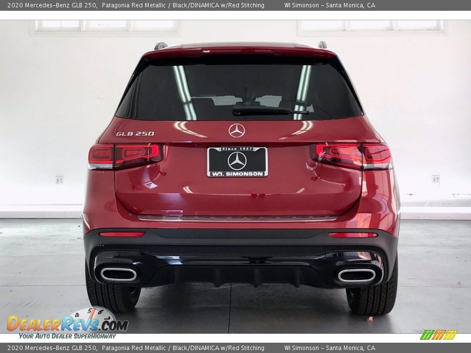 2020 Mercedes-Benz GLB 250 Patagonia Red Metallic / Black/DINAMICA w/Red Stitching Photo #3